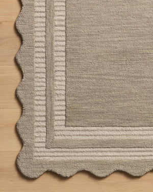 Chris Loves Julia x Loloi Scottie Rugs - Fog / Ivory-Blue Hand Home