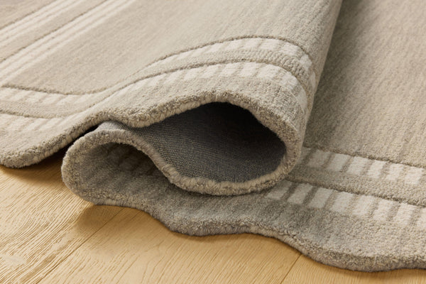Chris Loves Julia x Loloi Scottie Rugs - Fog / Ivory-Blue Hand Home