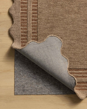 Chris Loves Julia x Loloi Scottie Rugs - Mocha / Clay-Blue Hand Home