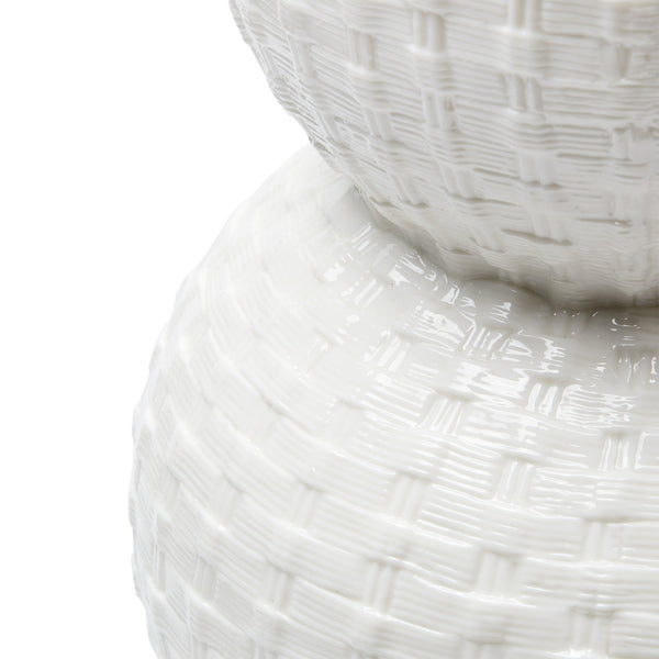 Charlotte Lamp Without Shade, Blanc de Chine