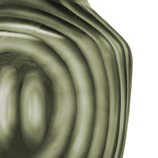 Circle Small Vase, Nori Green