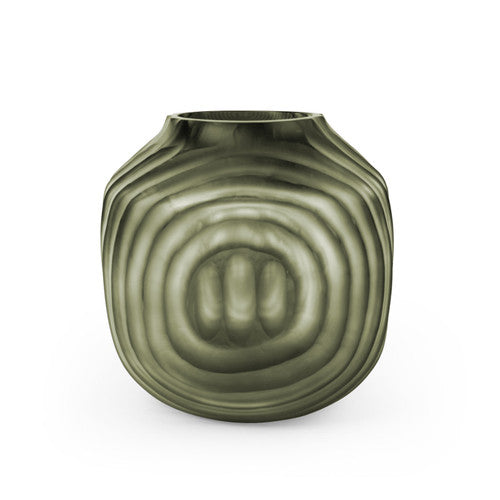 Circle Small Vase, Frost Blue