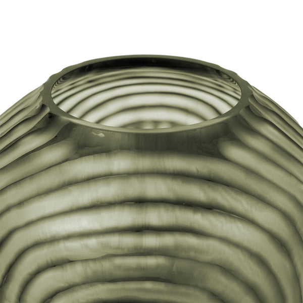 Circle Large Vase, Nori Green