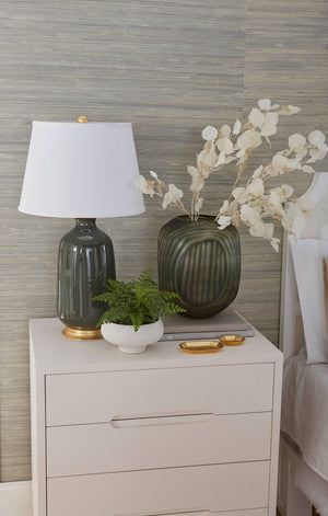 Circle Large Vase, Nori Green