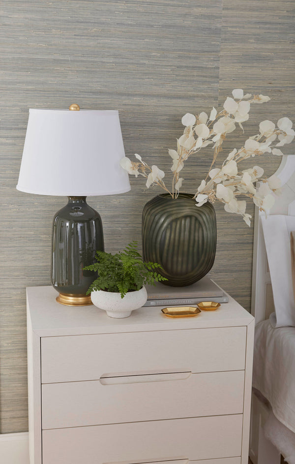 Circle Large Vase, Nori Green