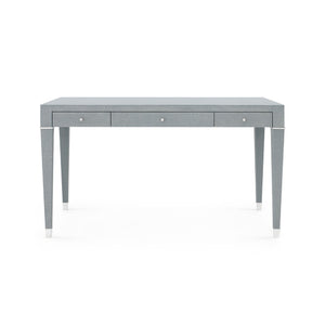 Claudette Desk, Washed Winter Gray, Nickel