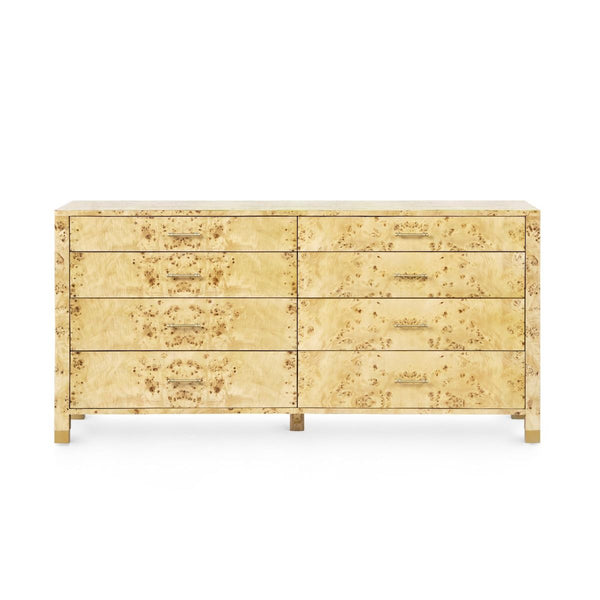 Cole Large 8-Drawer / Burl-Blue Hand Home