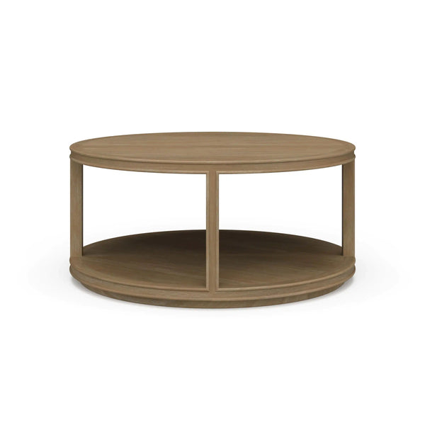 Cohan Coffee Table Small w/ Wood Shelf-Blue Hand Home