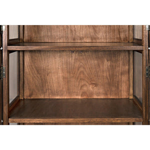 Collins Hutch, Dark Walnut-Noir Furniture-Blue Hand Home