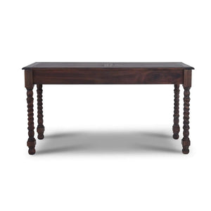 Console Desk w/ Barley Twist Leg-Blue Hand Home