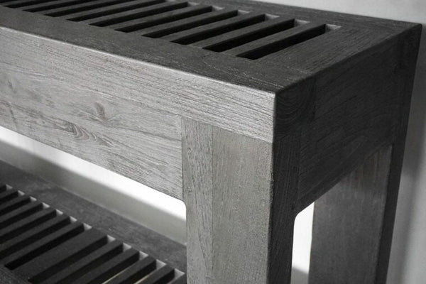 Console Teak-Blue Hand Home