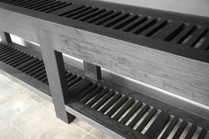 Console Teak-Blue Hand Home