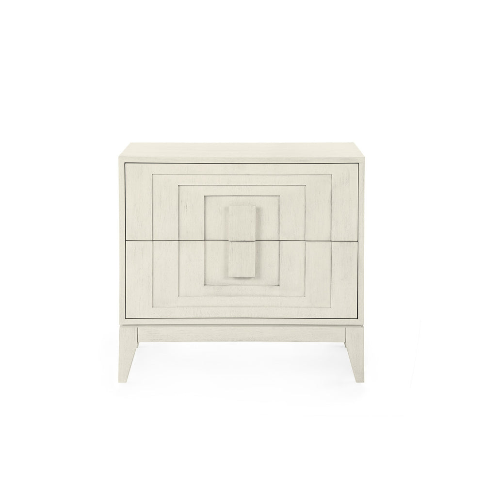 Cooper 2-Drawer Side Table-Blue Hand Home
