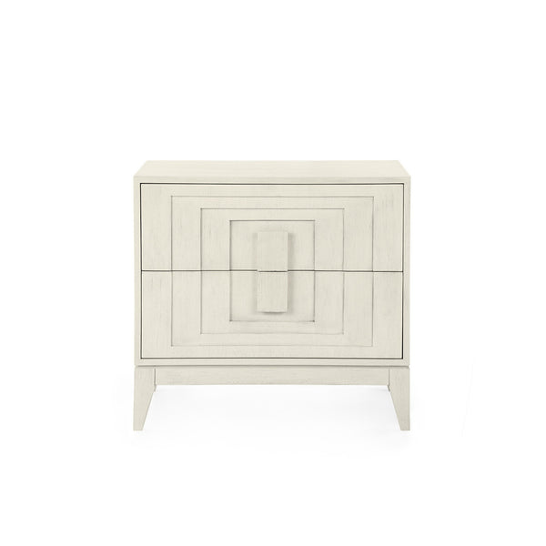 Cooper 2-Drawer Side Table-Blue Hand Home