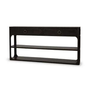 Corte Open Console Table w/ 2 Drawers-Blue Hand Home