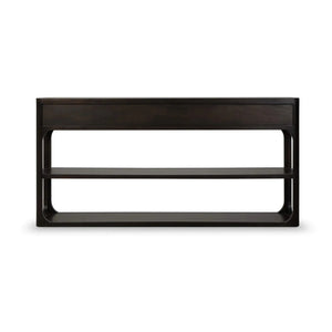 Corte Open Console Table w/ 2 Drawers-Blue Hand Home