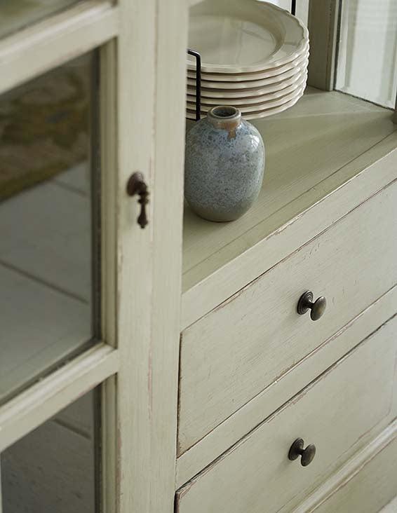 Aries Kitchen Single Door Cupboard-Blue Hand Home