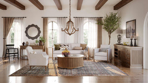 St.James Slipcoveed Chair-Blue Hand Home