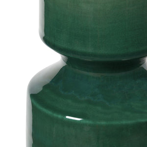 Corinth Lamp Without Shade, Emerald Green