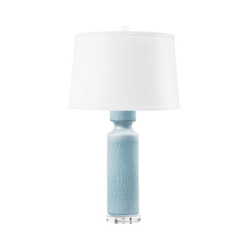Corinth Lamp Without Shade, Emerald Green