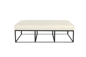 Cruz Ottoman 60"-Blue Hand Home