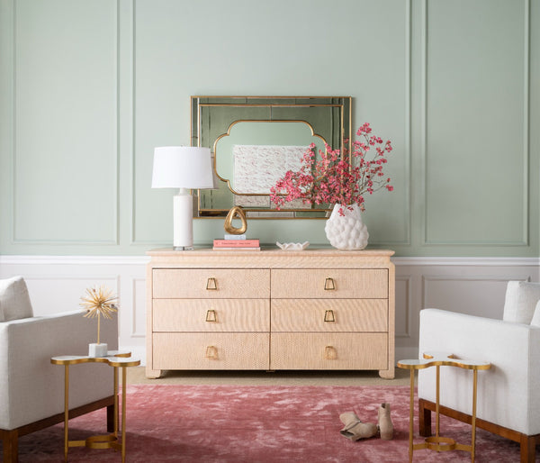 Cassia Large Mirror, Antique