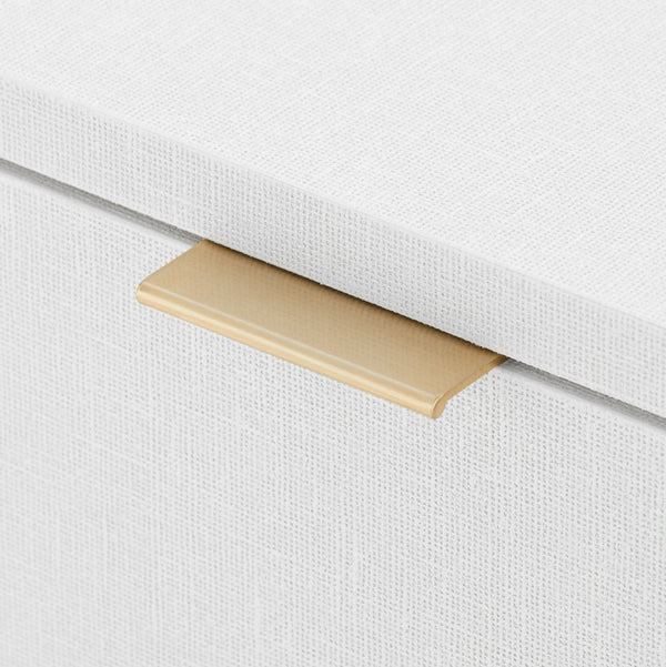 Cubik 2-Drawer Side Table / Chiffon White-Villa & House-Blue Hand Home