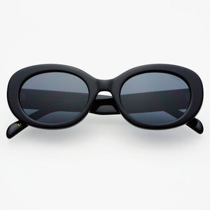 Aria Acetate Womens Oval Sunglasses