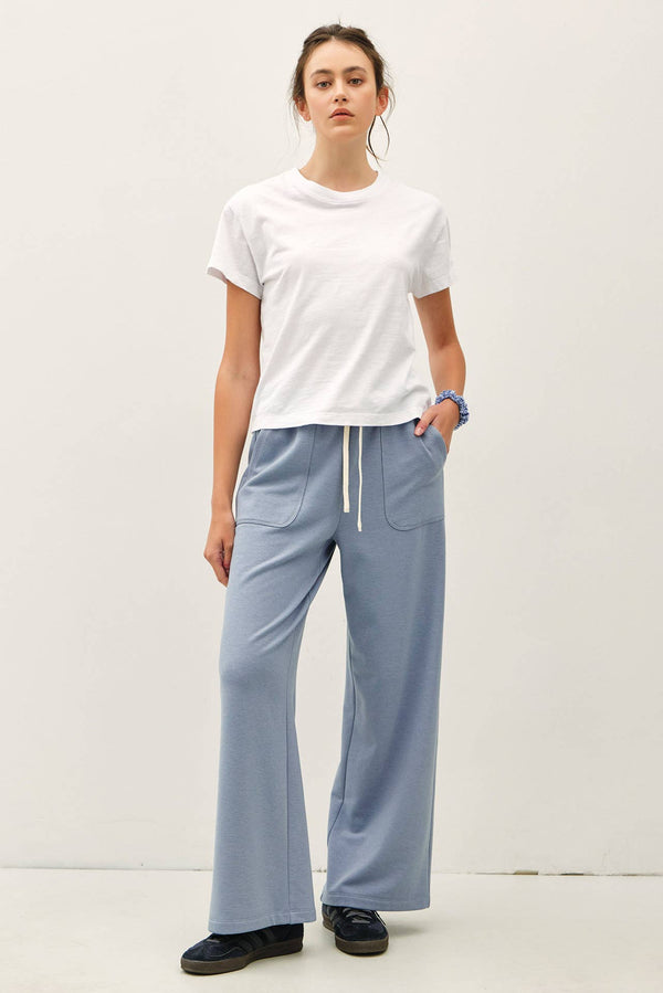 Garment Dyed Cotton Slub Half Sleeve Crop Top