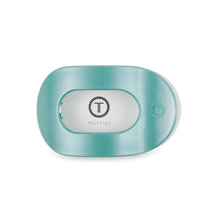 Round Flat Hair Clip | Medium | Totally Turquoise-Blue Hand Home
