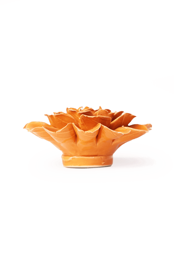 October Birth Flower - Marigold Handmade Flower Wall Decor-Blue Hand Home