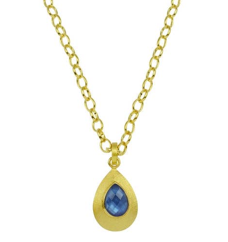 LYDIAN NECKLACE-Blue Hand Home