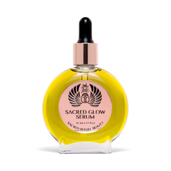 SACRED GLOW SERUM Organic Face Oil-Blue Hand Home