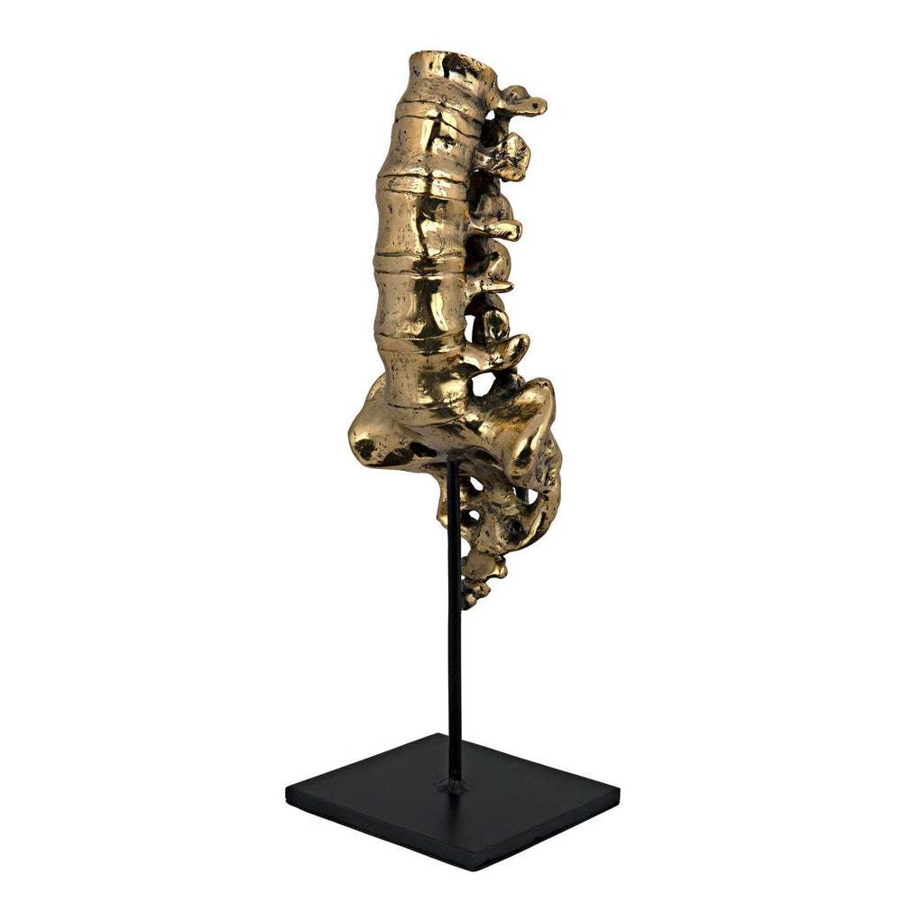 Vertebrae, Brass and Steel-Noir Furniture-Blue Hand Home