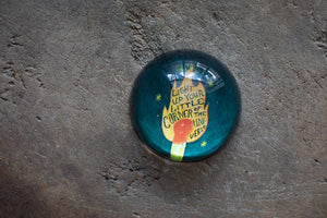 Light Up Your Little Corner (Match Stick) Paperweight-Blue Hand Home