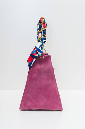 Leather Bucket Bag, Medium Size - The Millie-Blue Hand Home