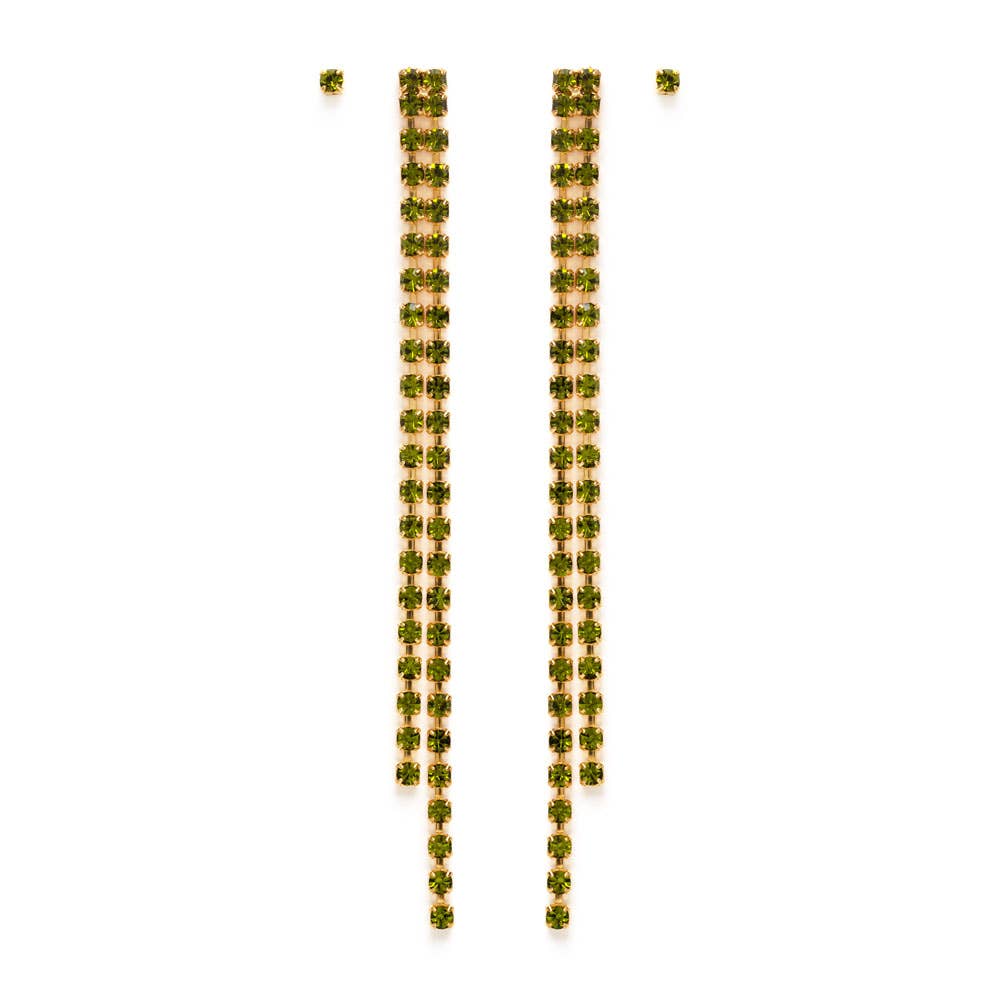 Holiday Dusters + Stud Earring Set-Blue Hand Home