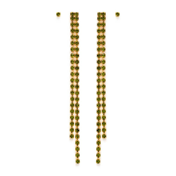 Holiday Dusters + Stud Earring Set-Blue Hand Home