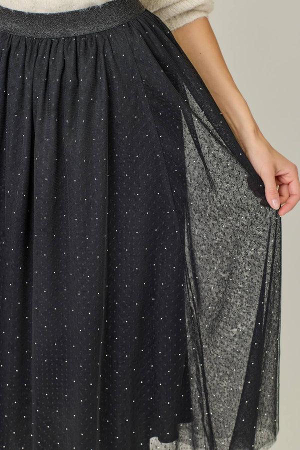 61286 Sparklet Tulle Skirt-Blue Hand Home
