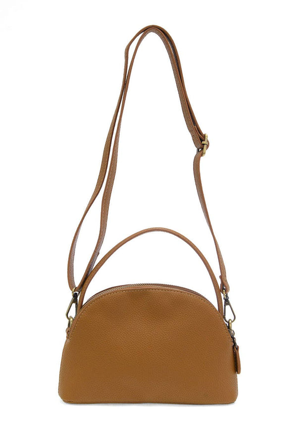 Larissa Double Zip Dome Crossbody-Blue Hand Home