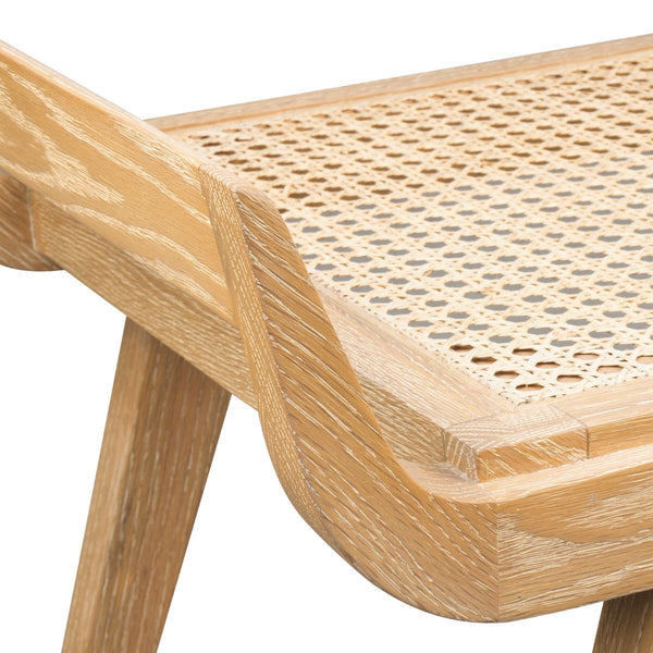 Delon Stool / Natural-Blue Hand Home