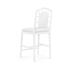 Delia Counter Stool / Vanilla-Blue Hand Home