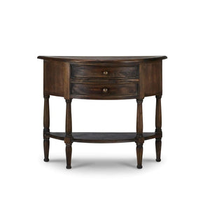 Demi-Lune Table-Blue Hand Home