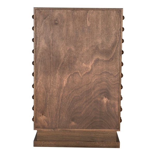 Didier Cabinet, Dark Walnut-Blue Hand Home