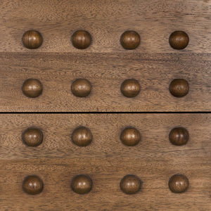 Didier Sideboard, Dark Walnut-Blue Hand Home