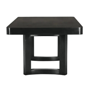 Dining Table With Bow Legs-Noir Furniture-Blue Hand Home