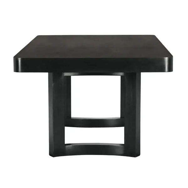 Dining Table With Bow Legs-Noir Furniture-Blue Hand Home