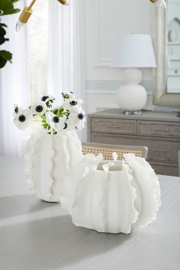 Spring Flower Small Vase / Blanc de Chine-Villa & House-Blue Hand Home