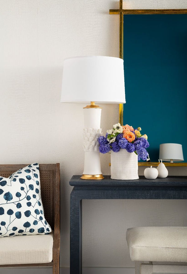Jasmine Lamp / Blanc de Chine-Villa & House-Blue Hand Home