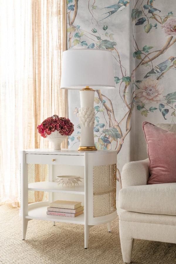 Jasmine Lamp / Blanc de Chine-Villa & House-Blue Hand Home